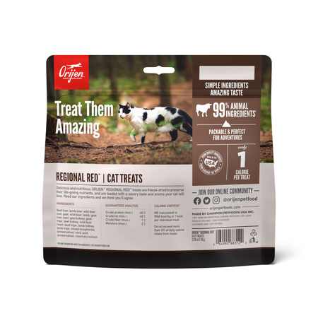 Orijen Regional Red Orijen Freeze Dried Cat Treats Orijen Regional