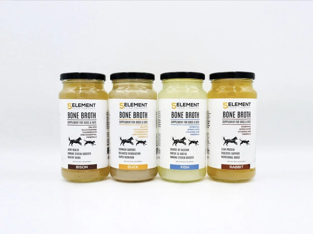 Duck bone top broth for dogs