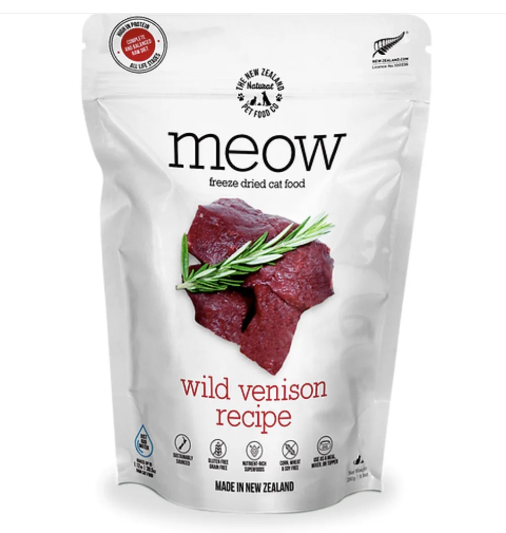 Venison cat food wet top