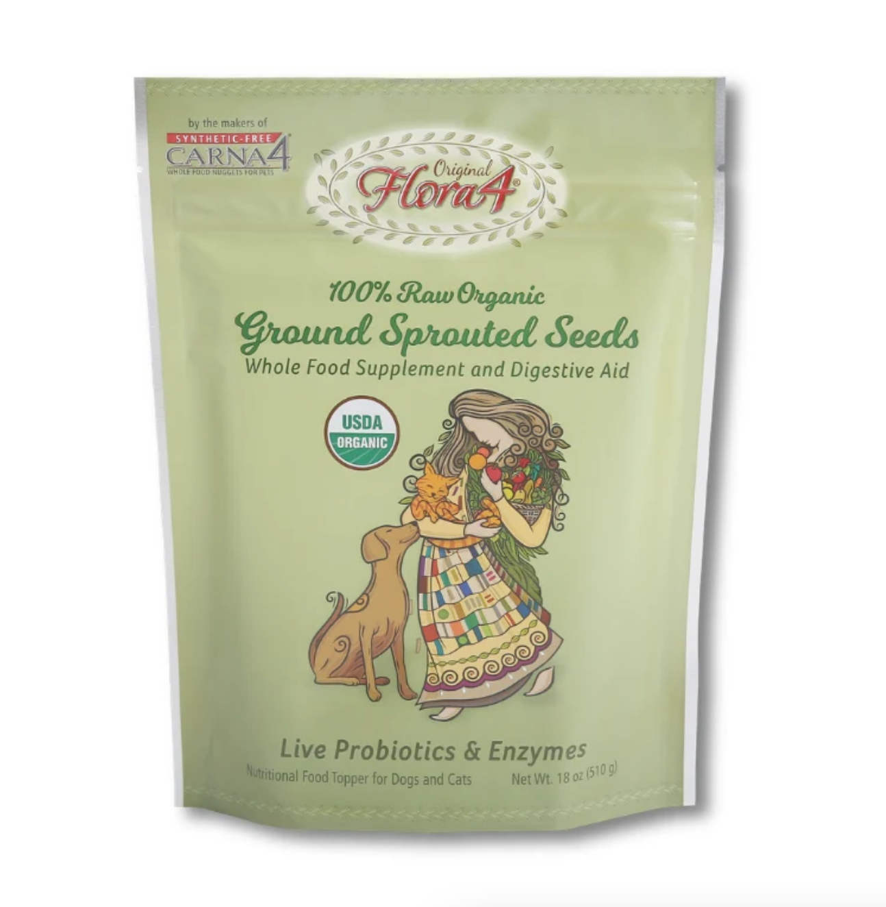 Carna4 Flora4 Original Whole Food Supplement and Digestive Aid