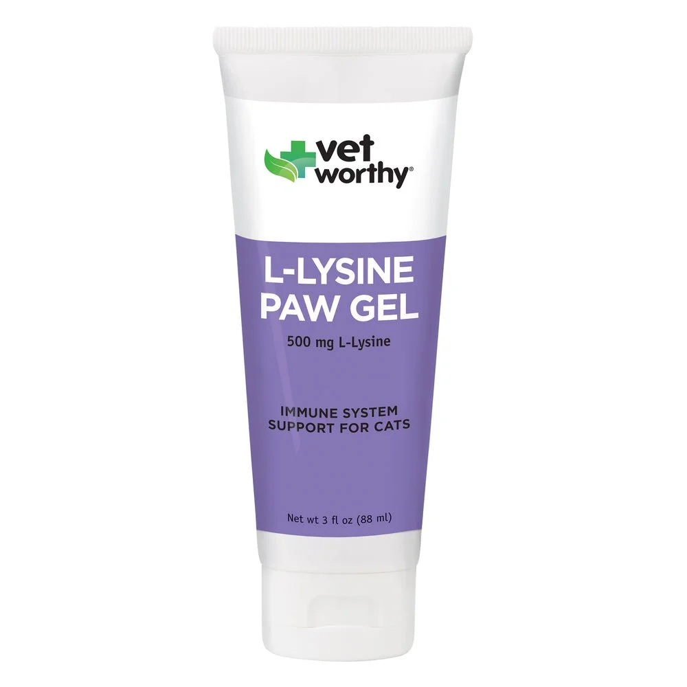 Vet Worthy Feline L-Lysine Paw Gel 3oz