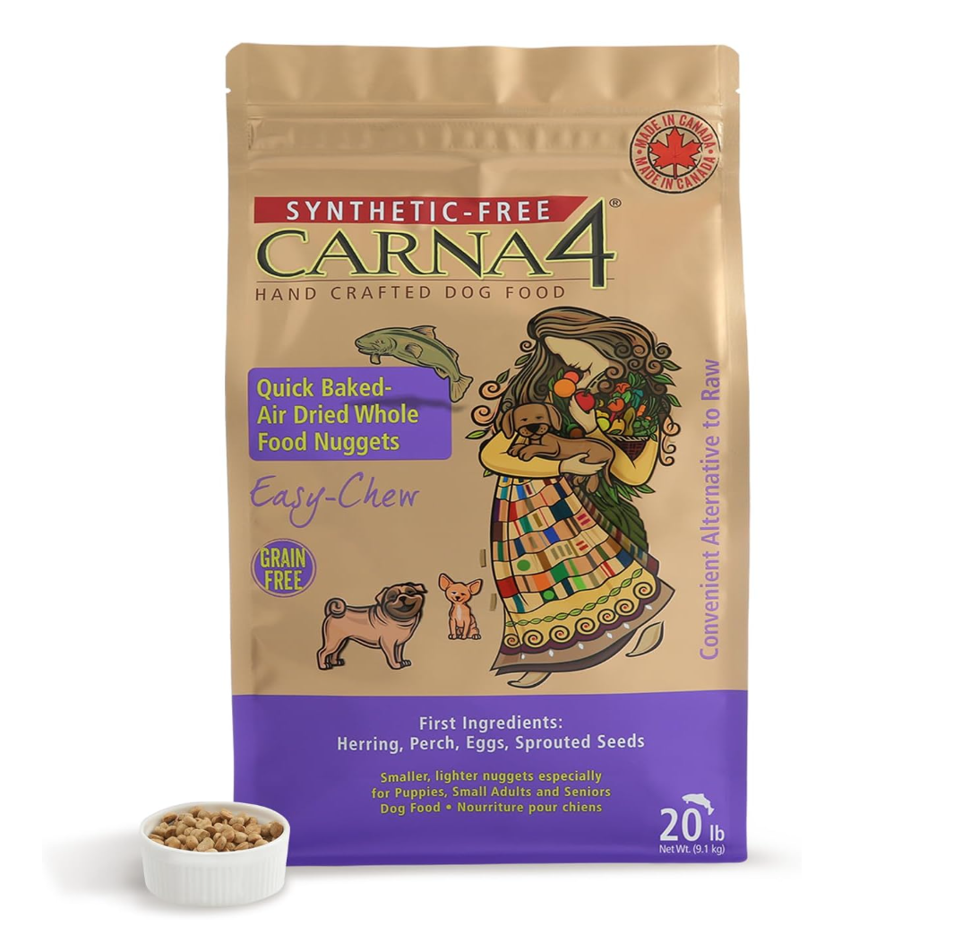 Carna4 Easy Chew Fish Quick Baked Whole Food Dry Dog Food