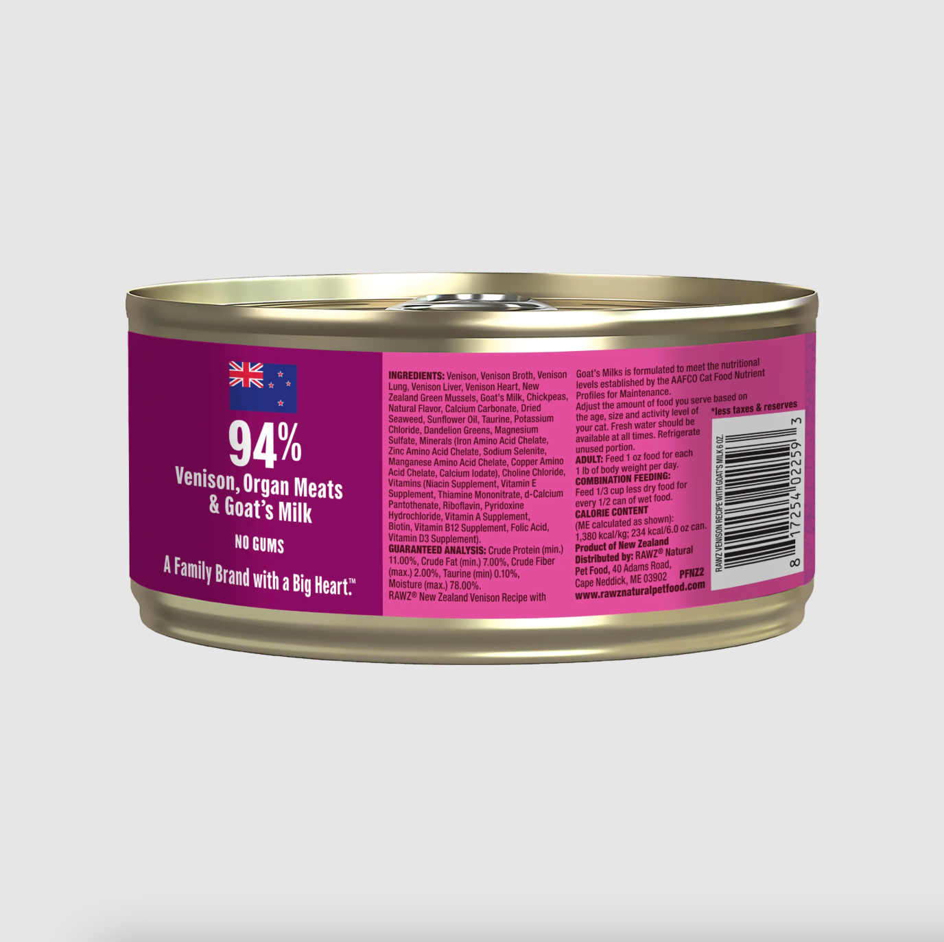 Rawz CC Venison with Goat's Milk Pate 6oz 02.png