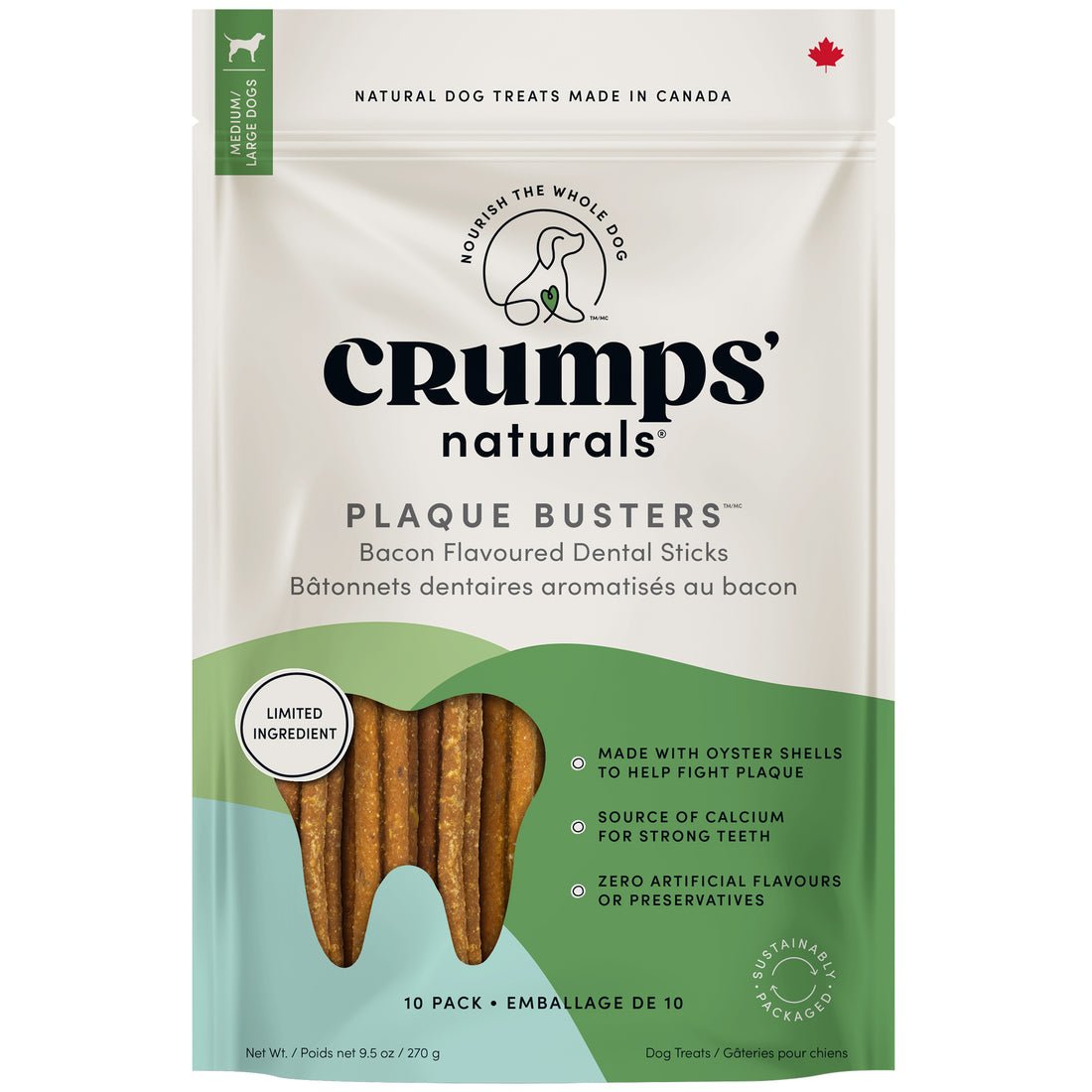 CN_PlaqueBustersBacon_Jul2024_10PK-MED-LG-DOG_270g_FRONT_1100x.jpeg