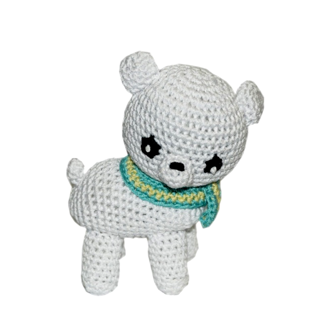 Pet Flys Knit Knacks Polar Bear