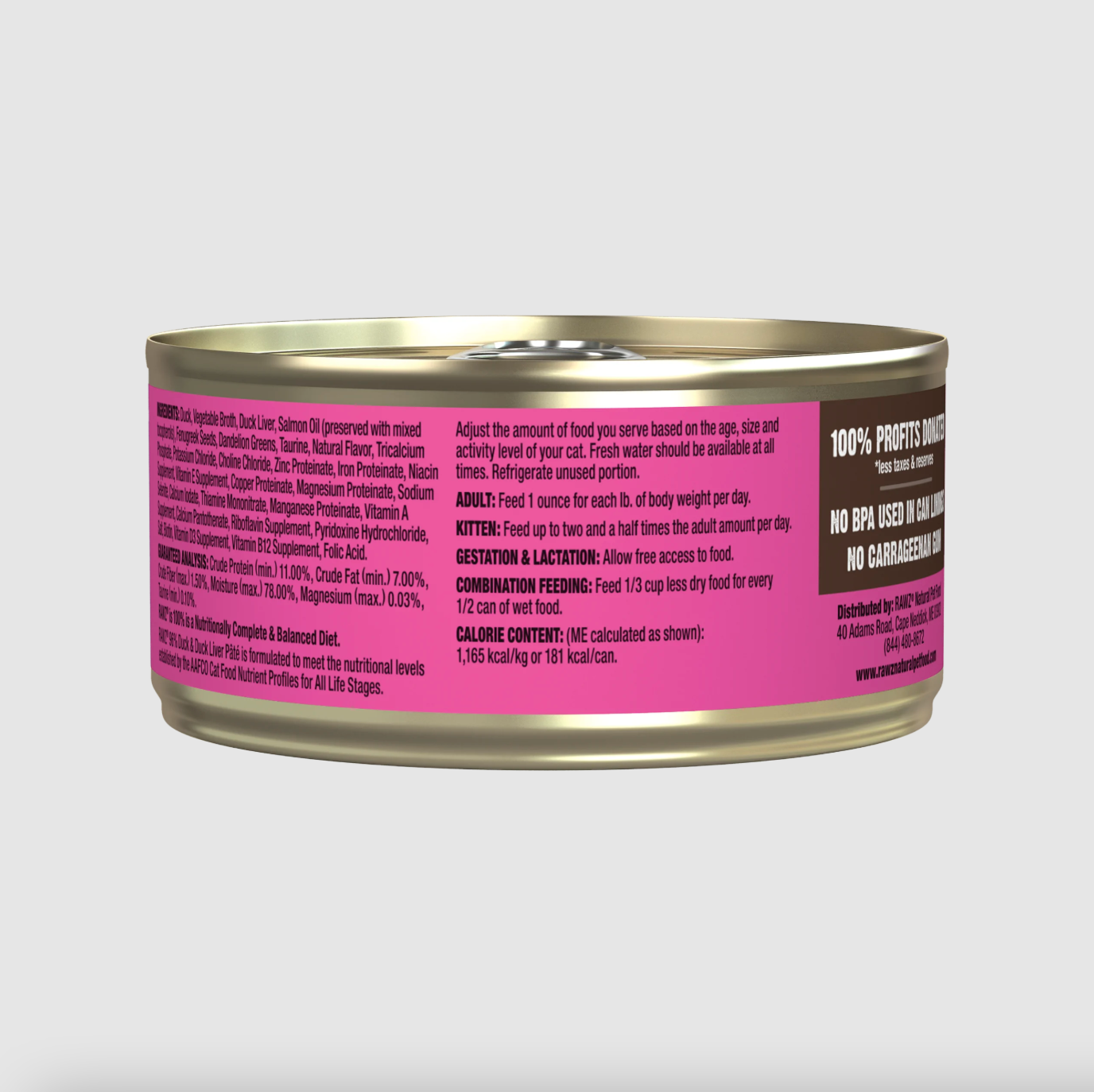 Rawz CC Duck and Duck Liver Pate 5.5oz 02.png