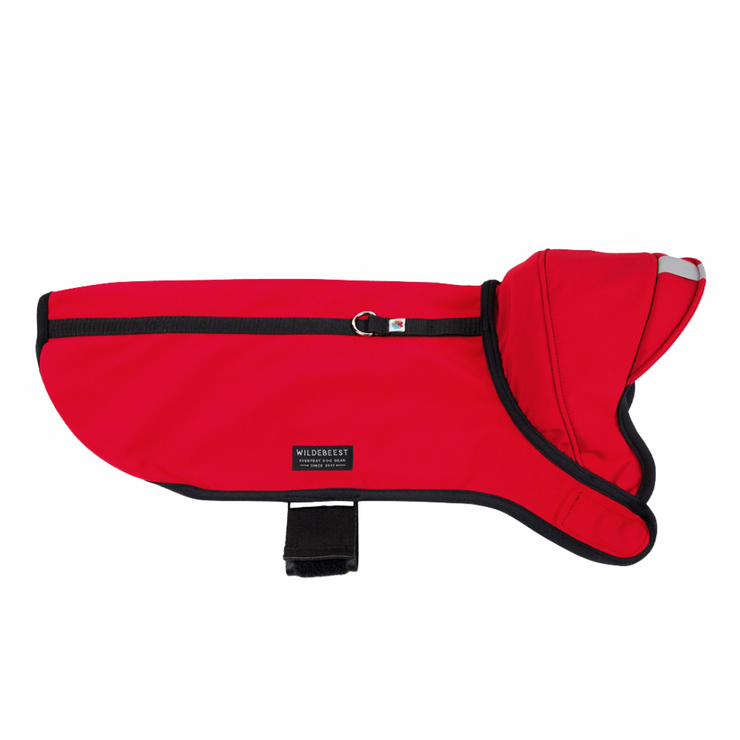 Wildebeest All Weather Dog Jacket Red