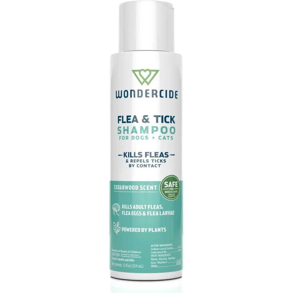 Wondercide Flea and Tick Cedarwood Shampoo 12oz