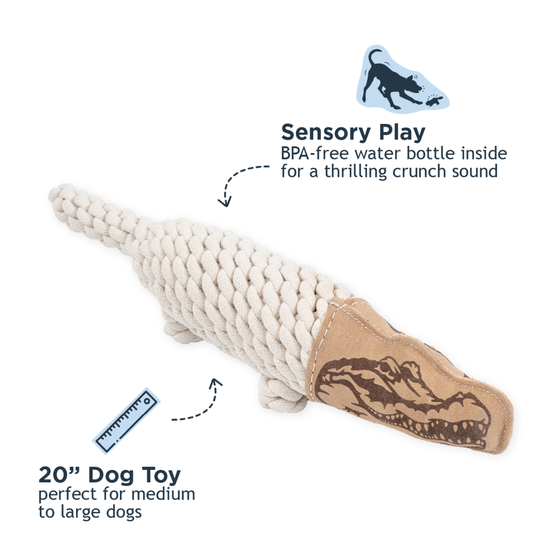 Tall_Tails_Natural_Leather_Crunch_Crocodile_Rope_Toy_for_Dogs_1.png