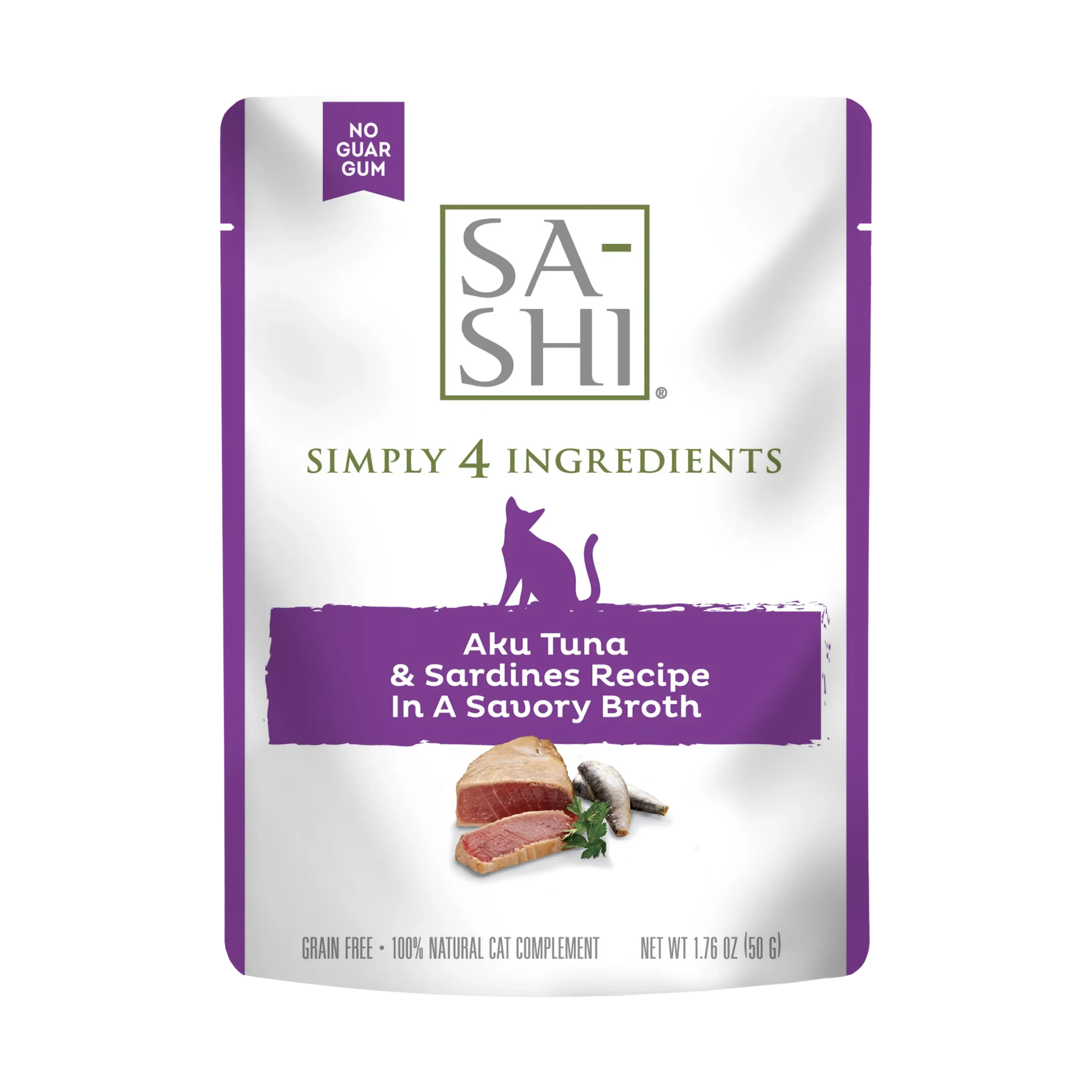 Rawz Sa-Shi Aku Tuna & Sardines 1.76oz