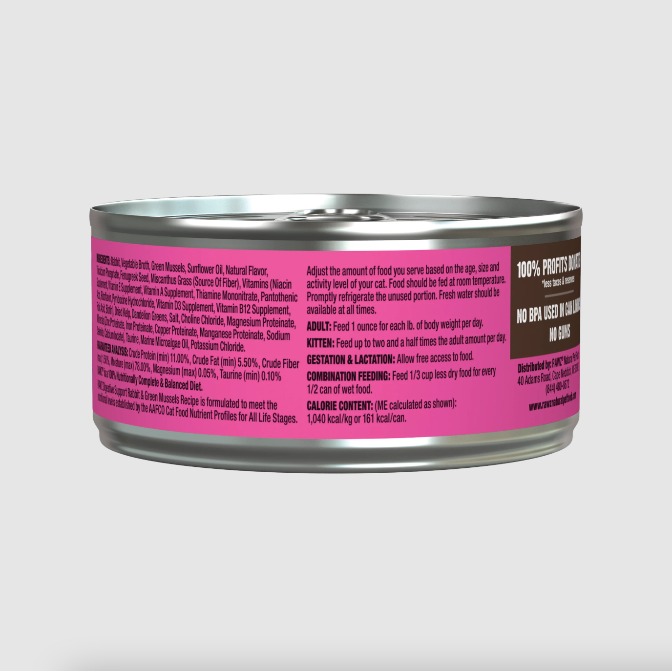 Rawz CC Digestive Support Rabbit and Green Mussels 5.5oz 02.png