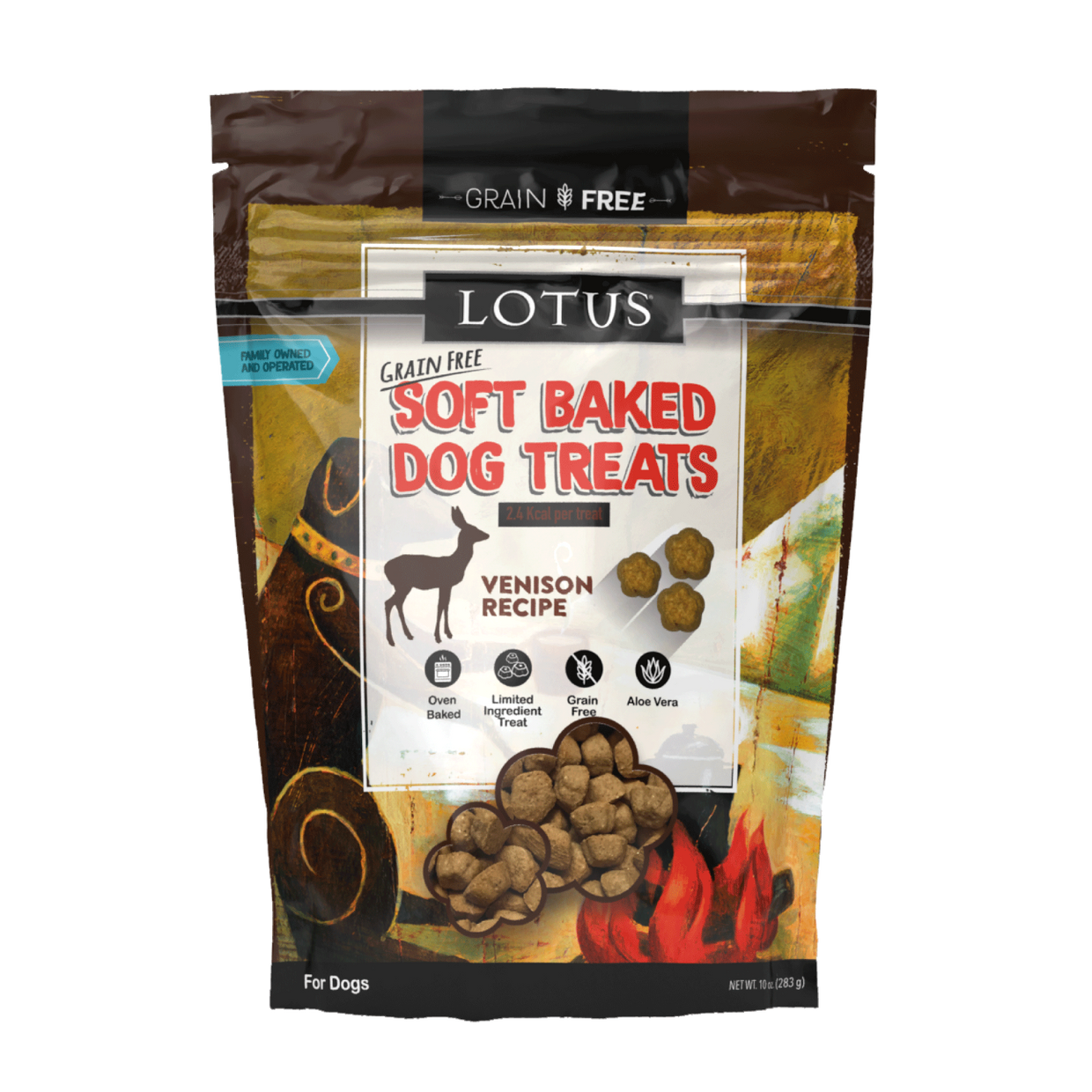 Lotus Soft Baked Venison Treats for Dogs