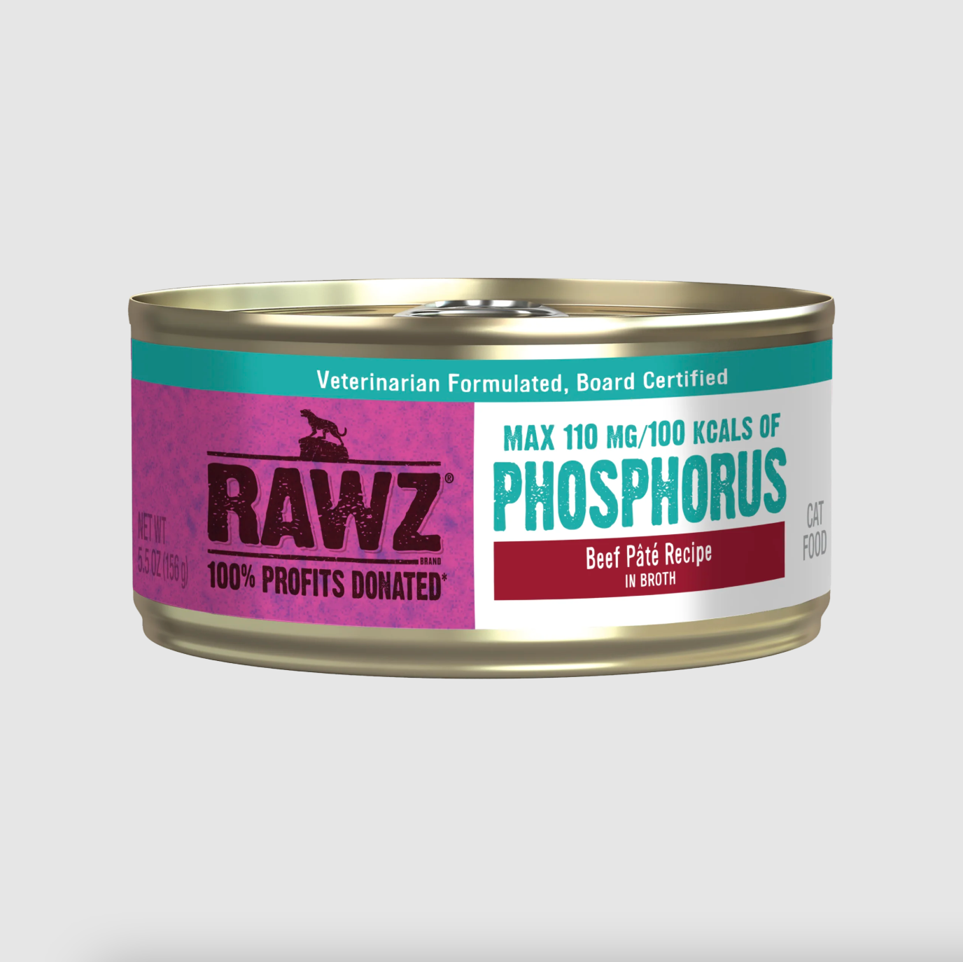 Rawz Lower Phosphorus Beef for Cats with Kidney Disease