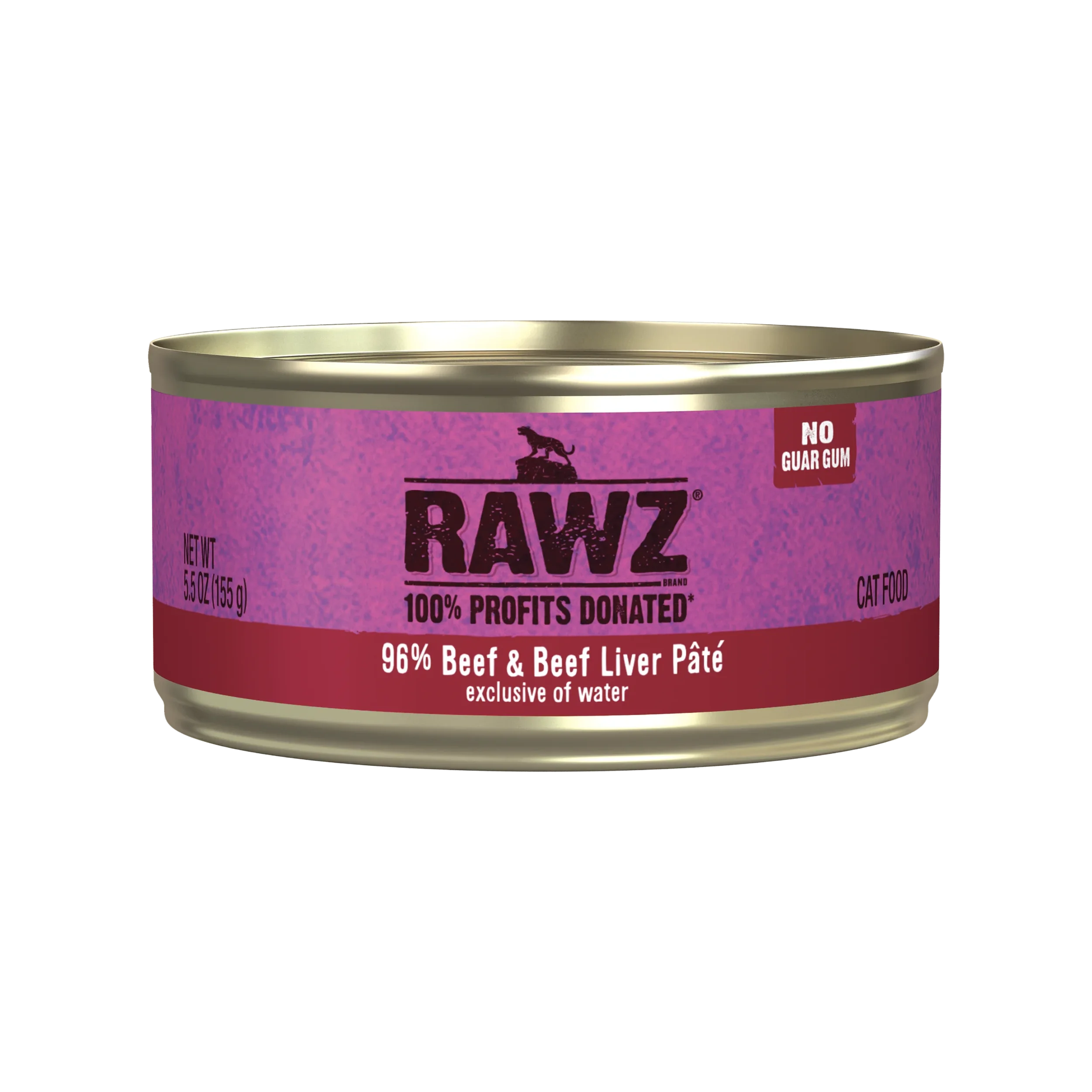 Rawz Beef and Beef Liver Pate for Cats