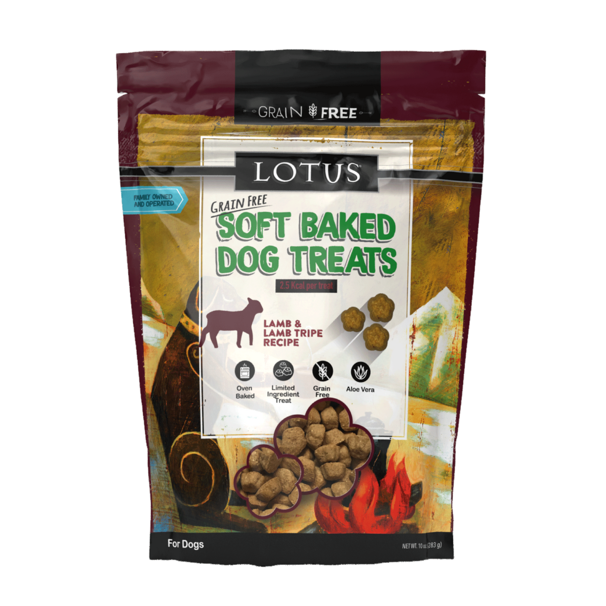 Lotus Soft Baked Lamb and Lamb Tripe Treats for Dogs