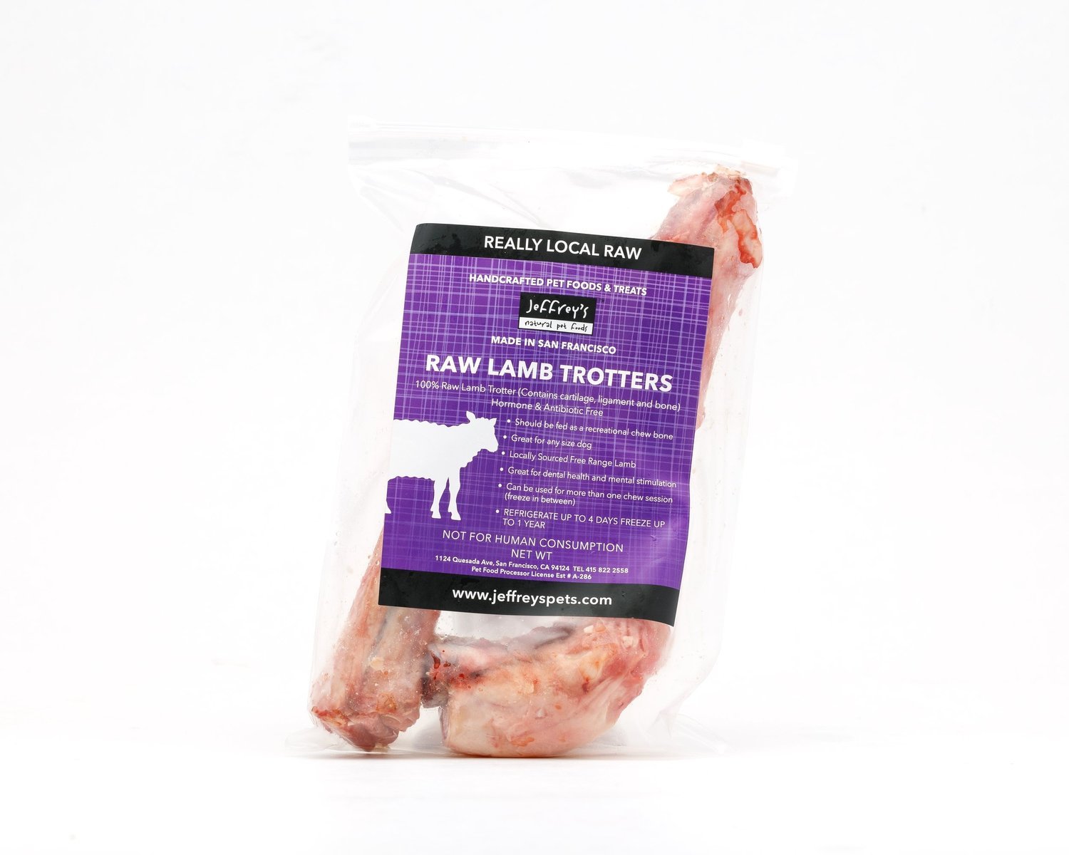 Jeffrey's Raw Lamb Trotters