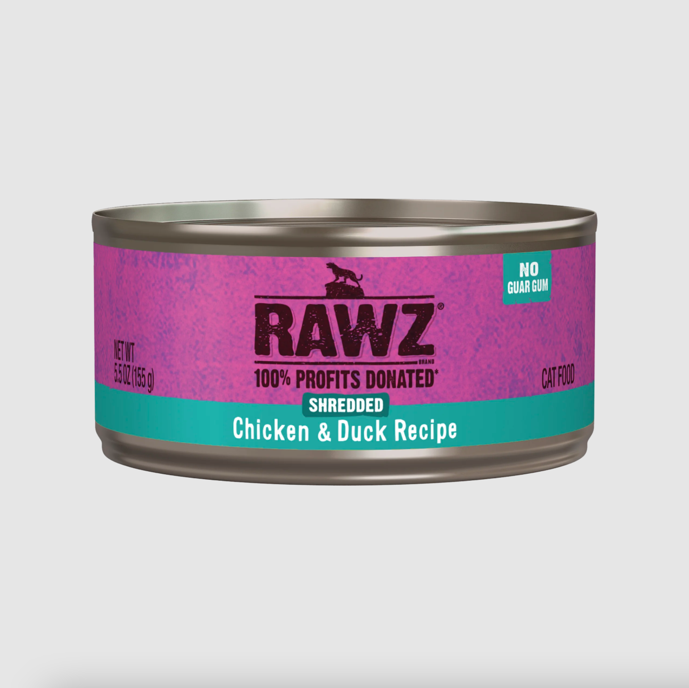 Rawz Shredded Chicken and Duck Recipe for Cats