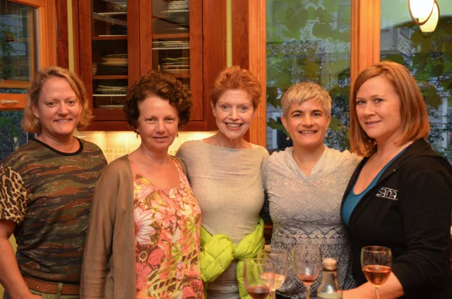  Some of our incredibly talented Aston-Patterning Practitioners: Kim Van't Groenewout, Shirley Lynch, Judith Aston, Eve Chenu and Michelle Wald. 