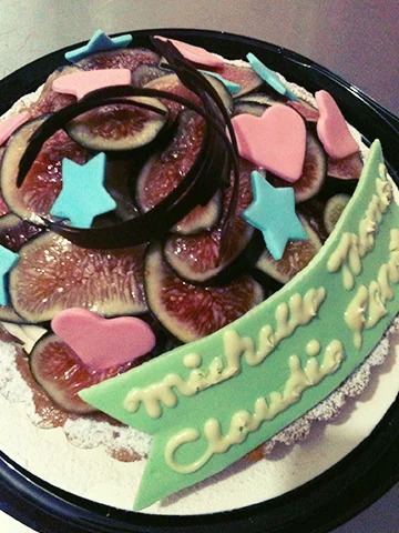 Baby Shower tarta de higo