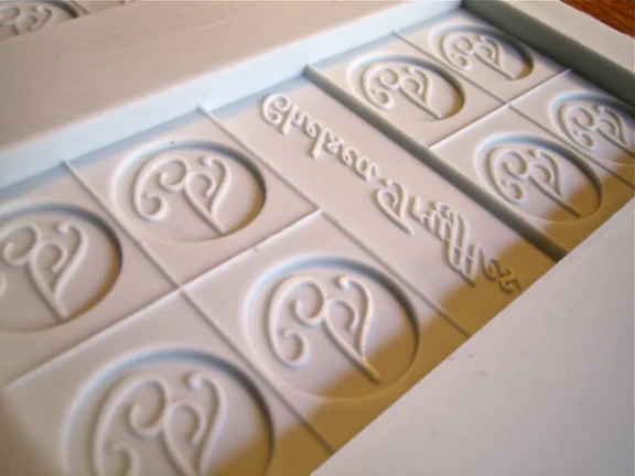 Custom food-grade silicone chocolate moulds