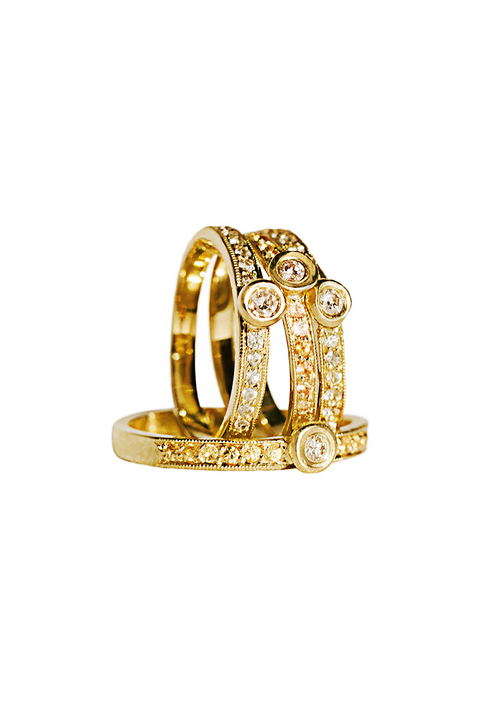 Sapphire Stacking Rings