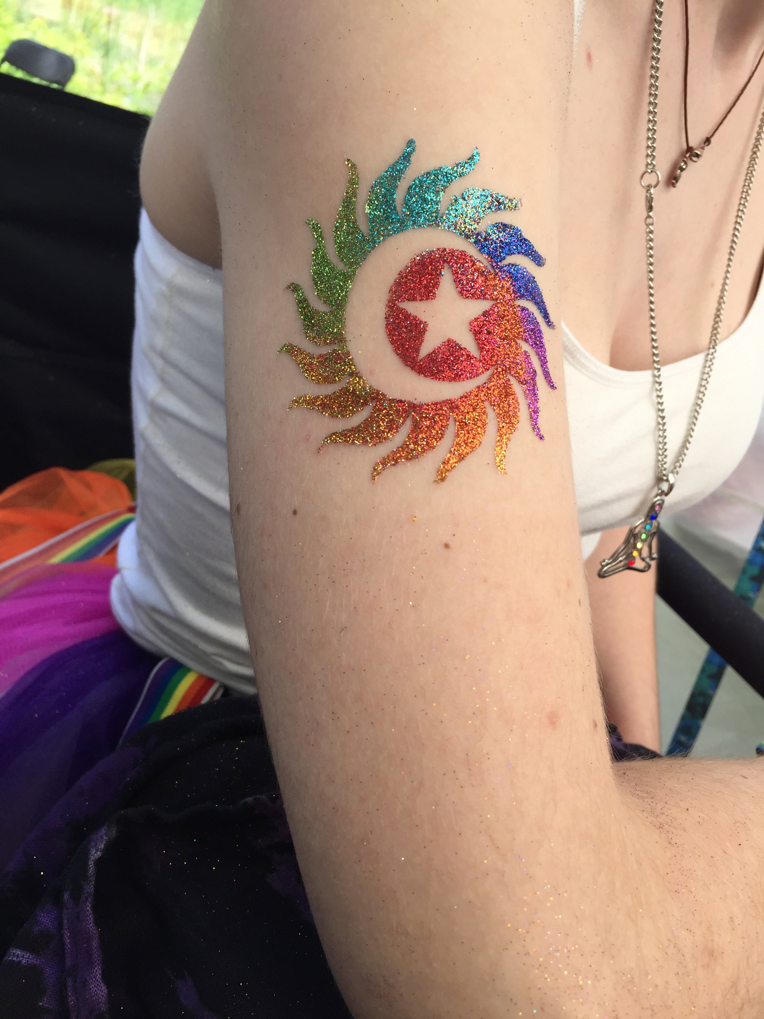 Medium Glitter Tattoo