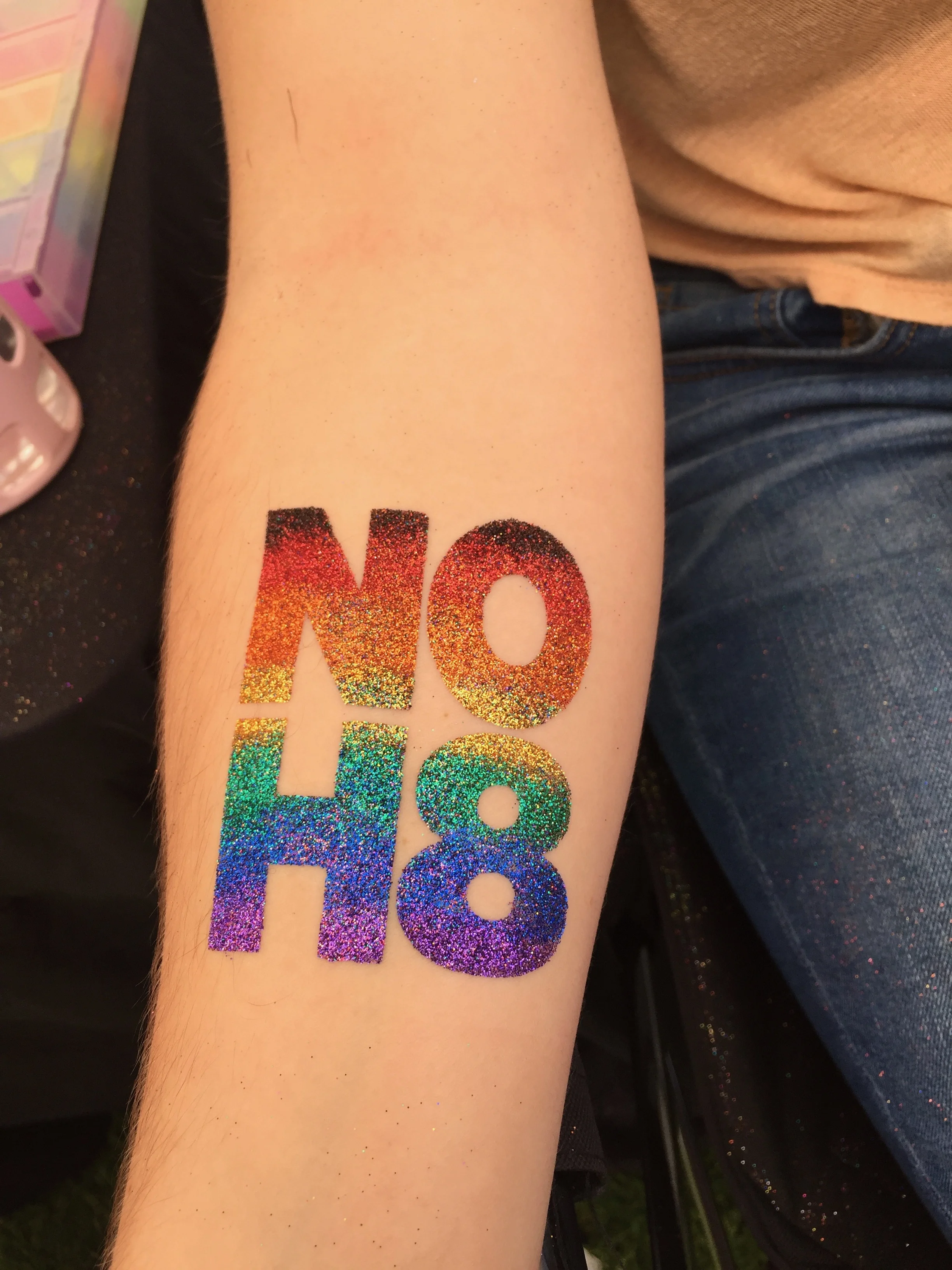 Medium Glitter Tattoo