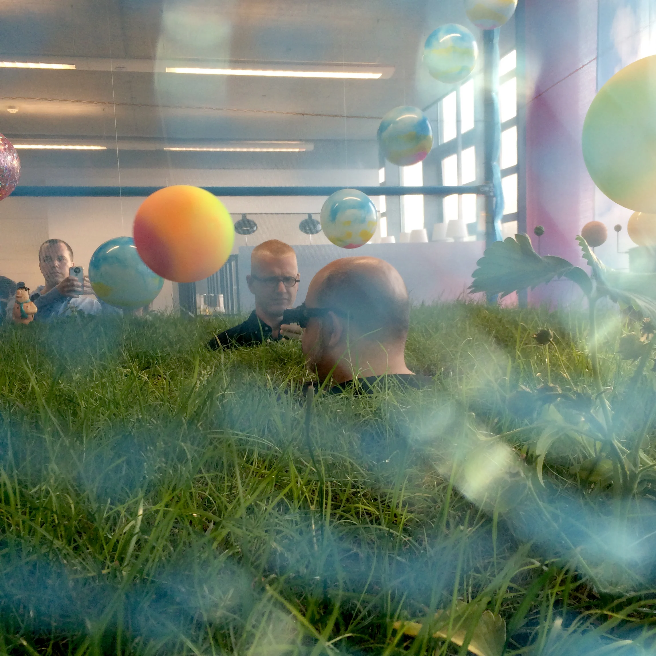 'Children's play pen.. with psychedelic paraphernalia..' quoting Artlyst