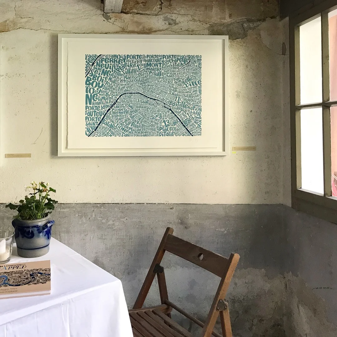 Map of Paris - 2nd Colour edition - available in the shop