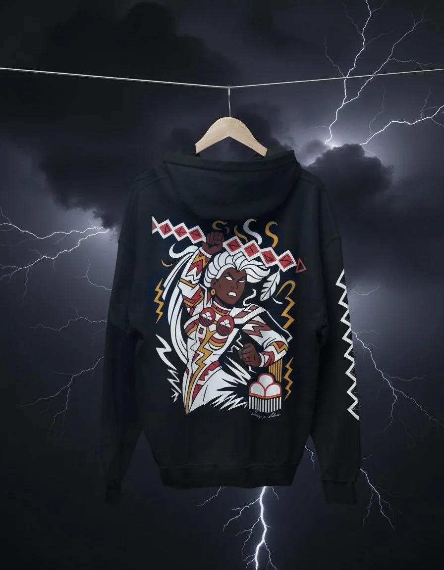 NTVS x Duane Koyawena (DKA Arts) – Hopi Storm Zip Hoodie