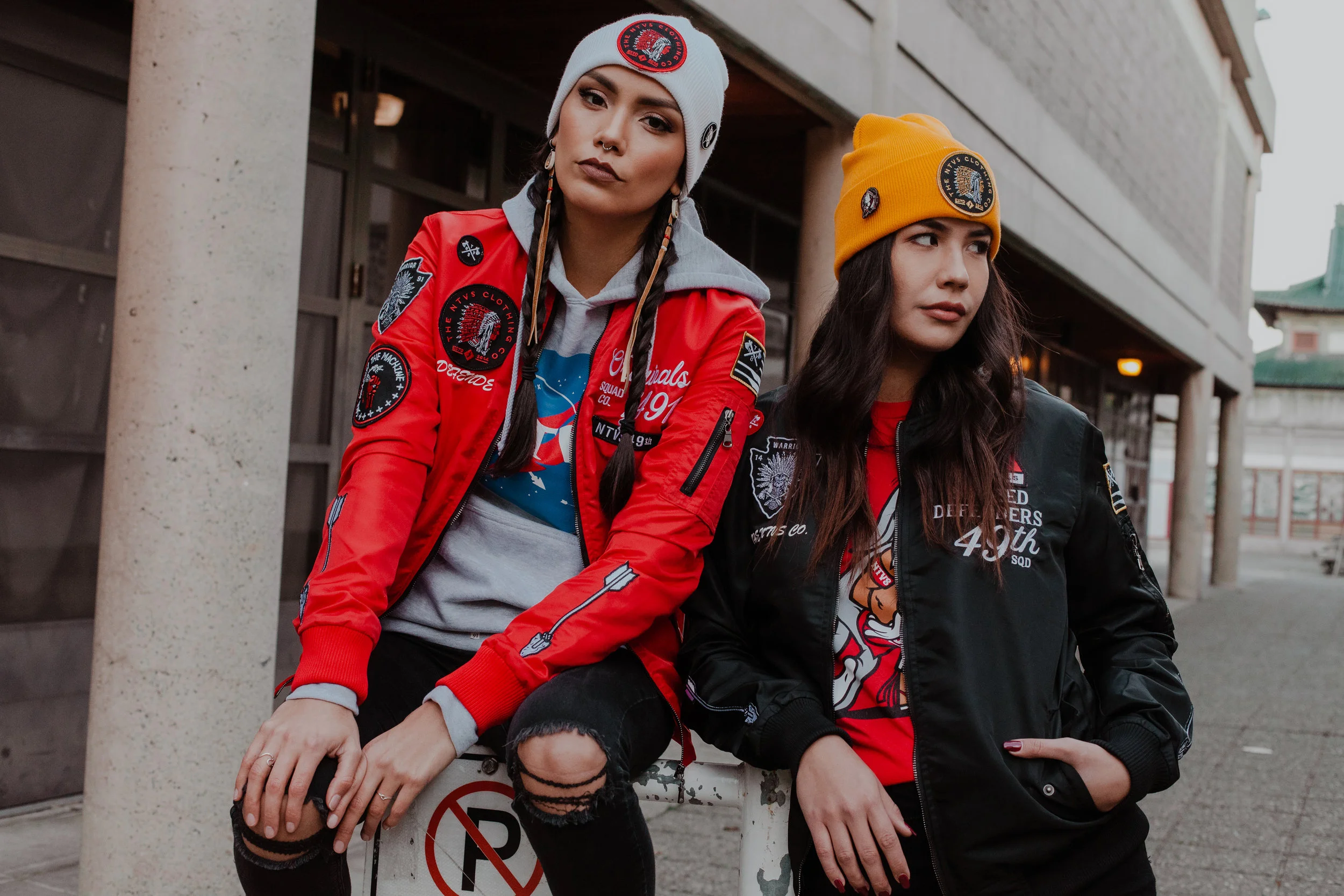 2023 -  Warriors NTVS Red/Black Bomber Jacket — The NTVS