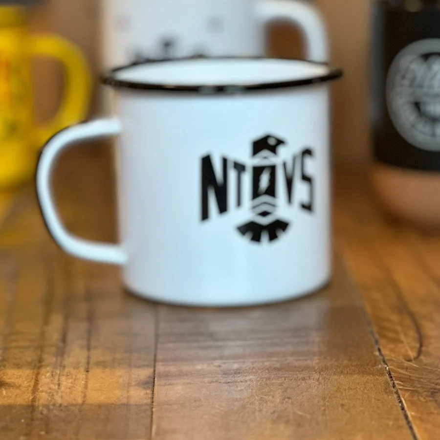 Campfire Steel Mugs - 500ml  The NTVS | Native American Clothing