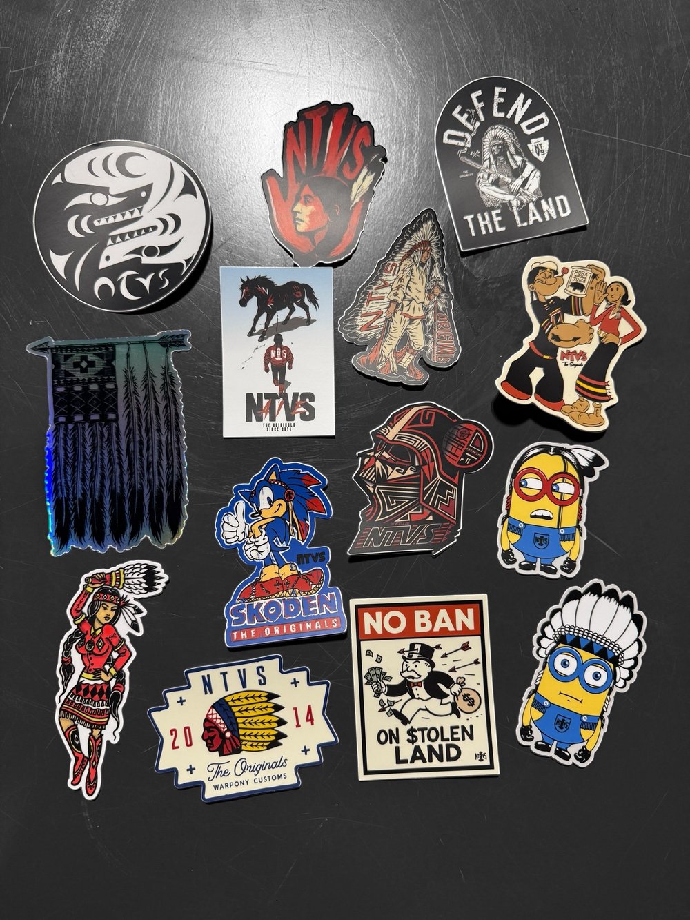 RoomSERVICE 鹿柄ロゴプリント ビキニy2k Nodress NTVS - NEW STICKERS 2025 — The NTVS | Native American Clothing