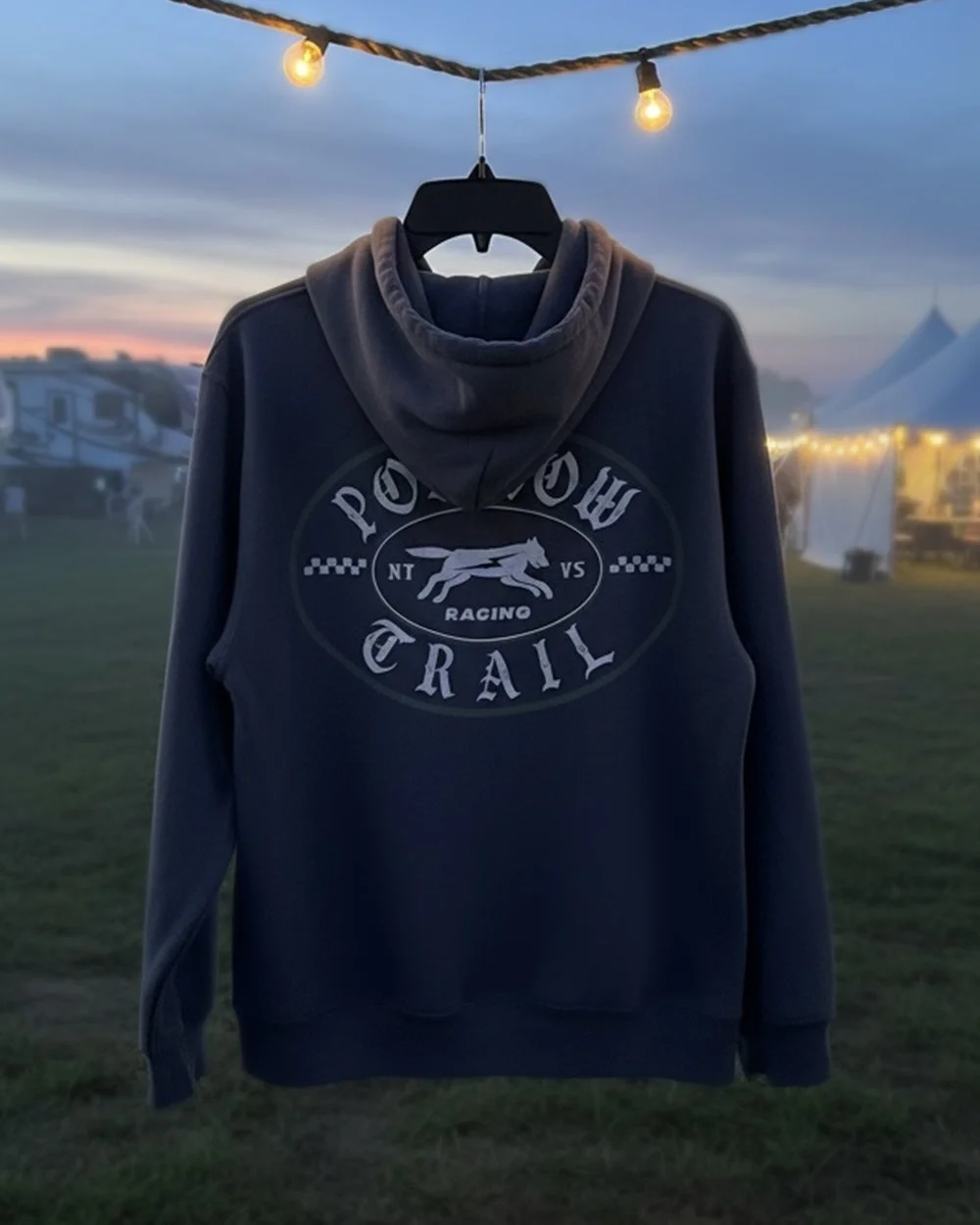 Powwow Trail Racing Sweatshirt - Grey