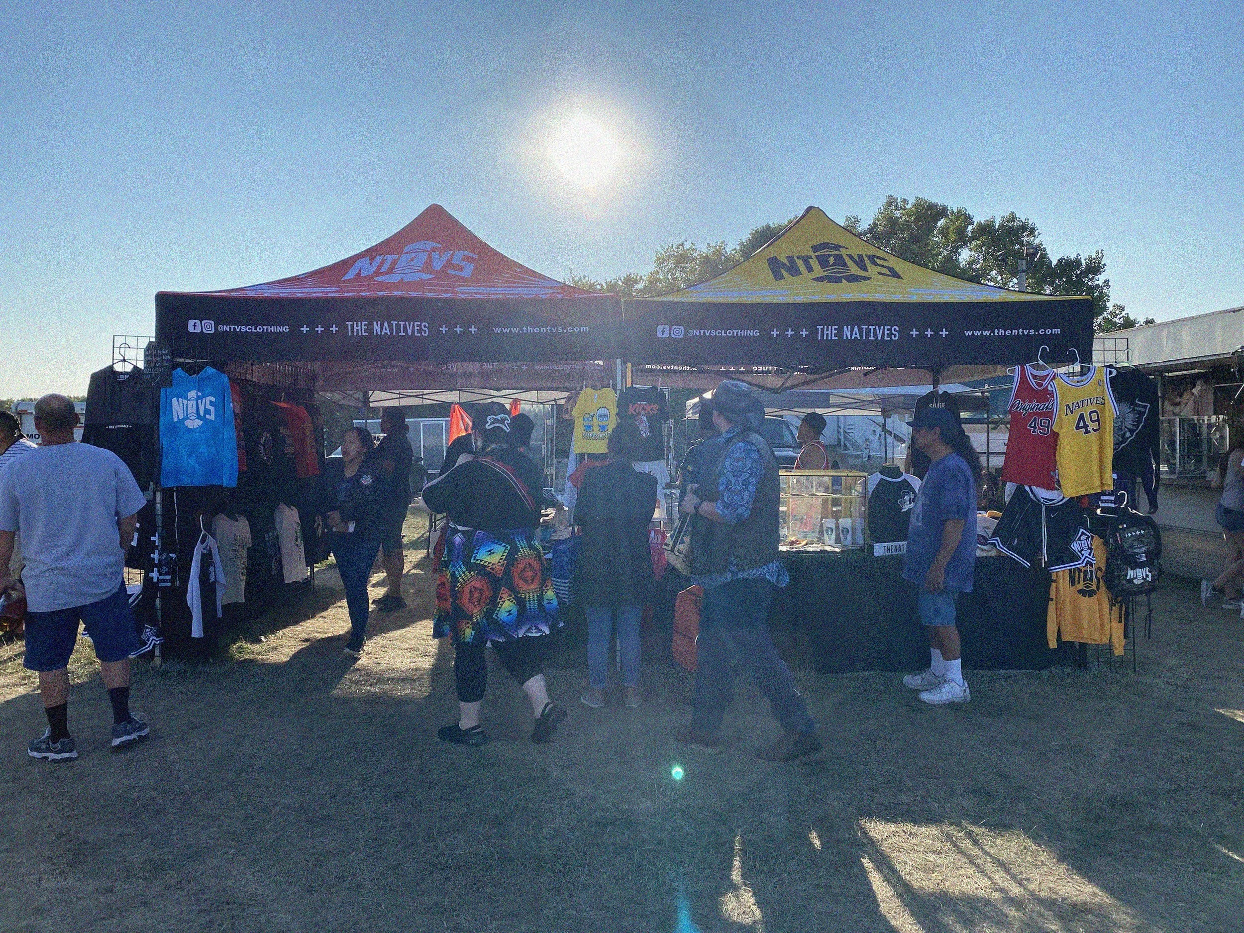 The NTVS Powwow Stand