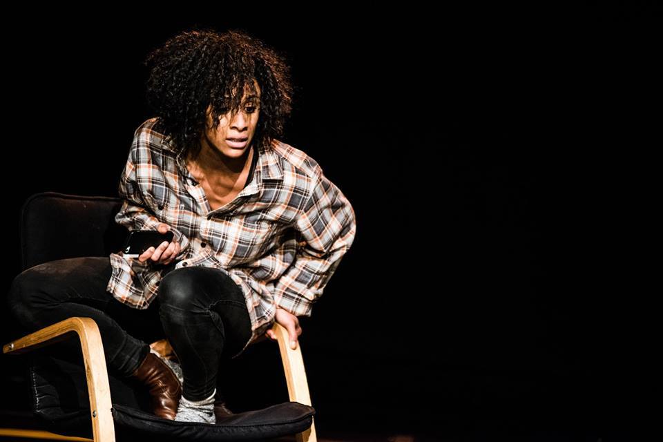 THE DAILY PLAYS 3 Lara Rossi in the Tuesday Play written by Sam Potter in response to THE GUARDIAN. Photo by Alex Harvey-Brown