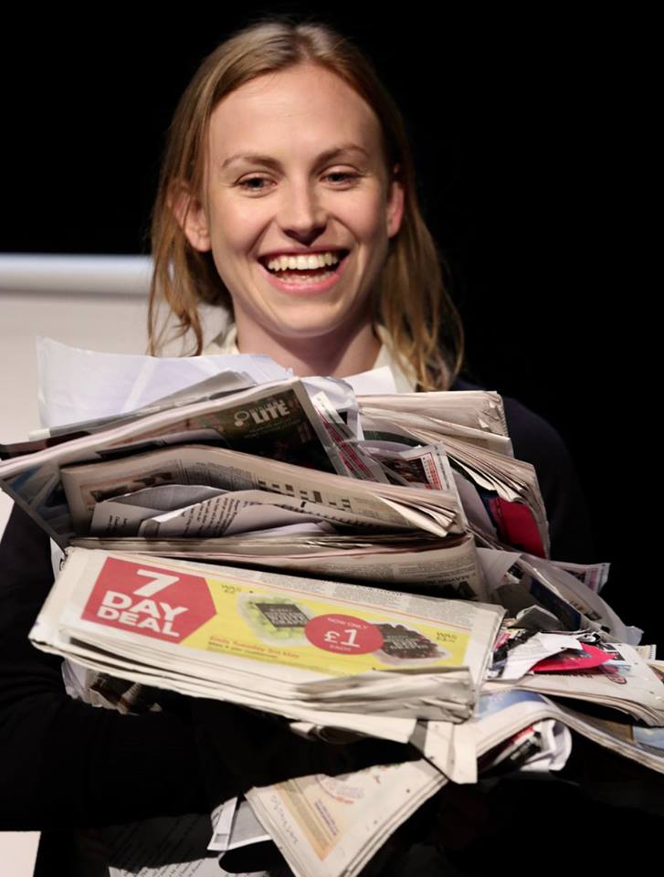 THE DAILY PLAYS 4 Beth Park in Wednesday play written by Camilla Whitehill in response to THE SUN. Photo by Jessica Hardwick