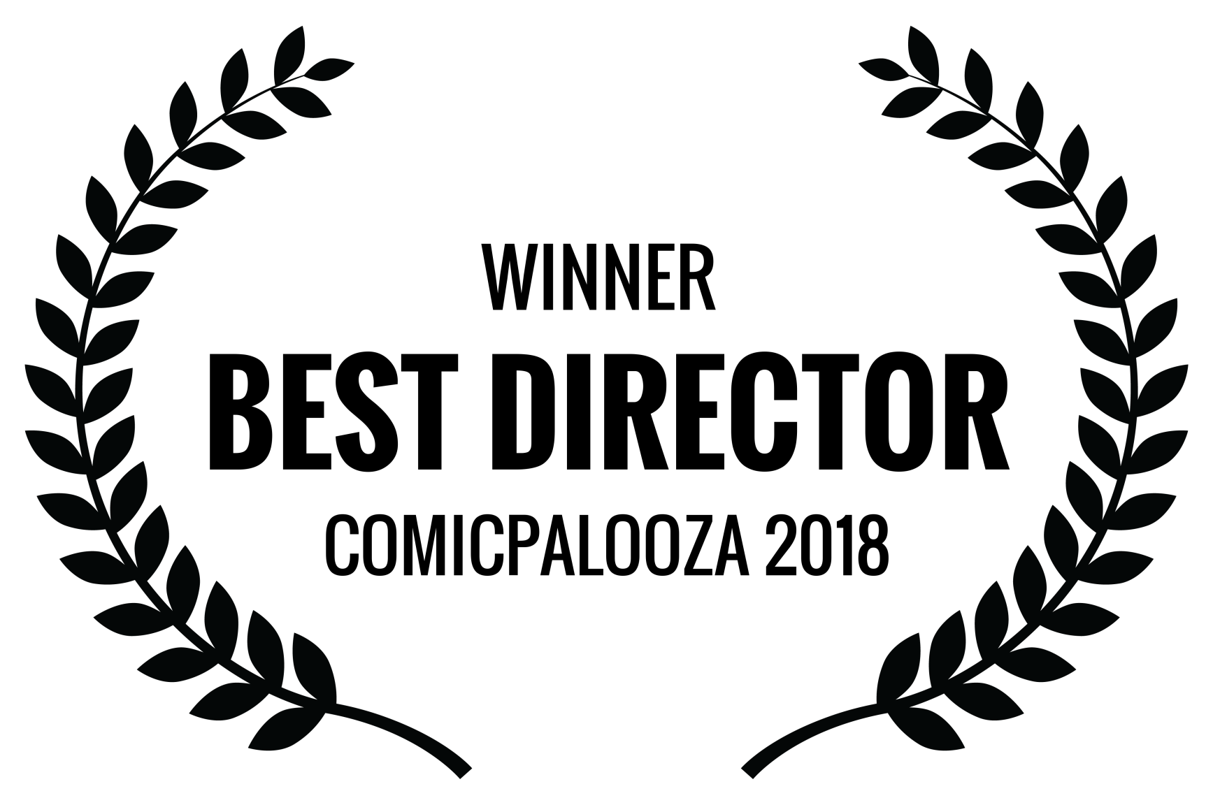 WINNER - BEST DIRECTOR - COMICPALOOZA 2018.png