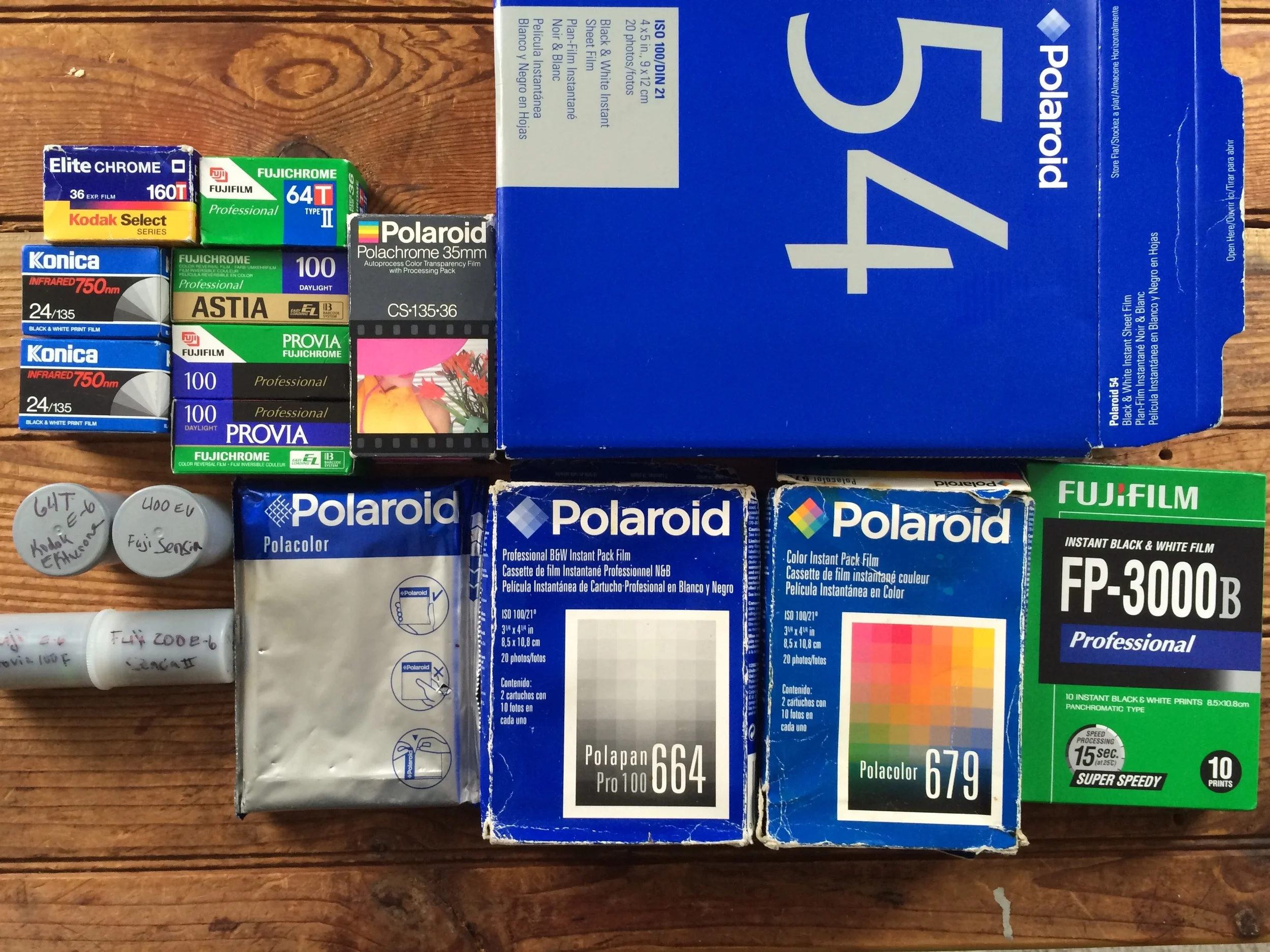here is an update on my current film stock that i have in the refrigerator and it will be growing much bigger soon and will be looking to get a mini fridge to store all this film and move it from the food refrigerator.