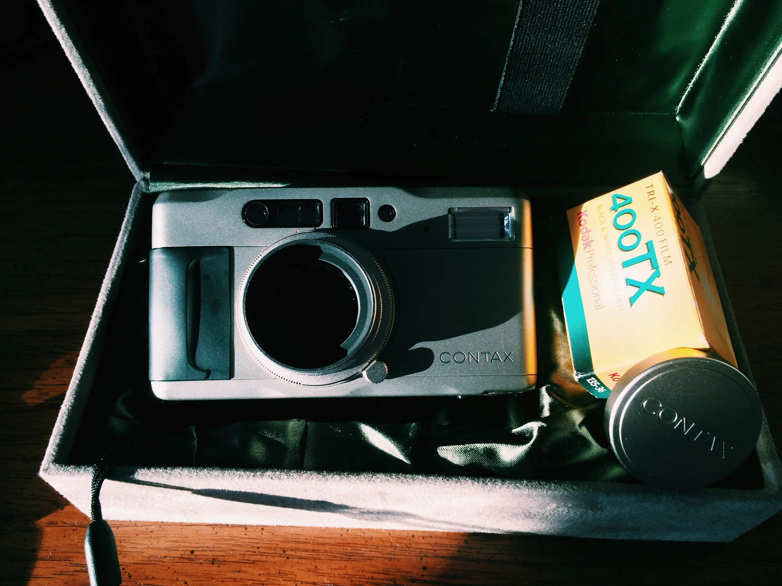 First day I received this baby, free roll of Tri-x!