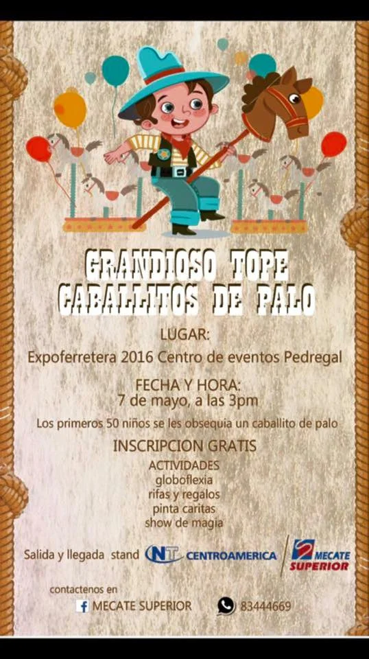 ¡A caballito de palo en la Expo!