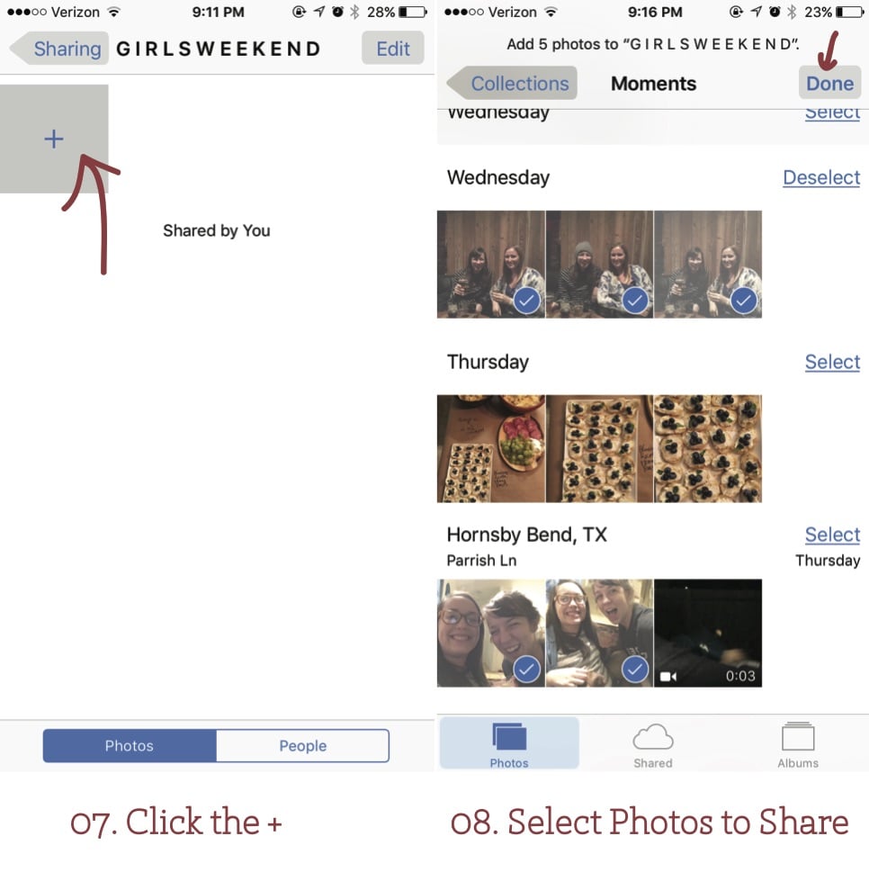 4 Ways to Use Photo Sharing on Your Iphone + A Tutorial | www.thegreatgoodness.com