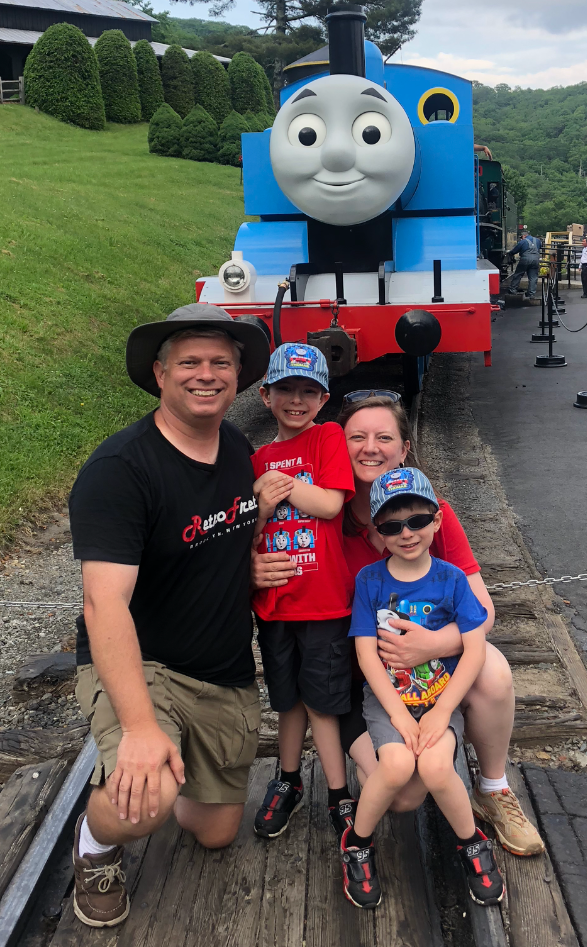  David, Christin, Benjamin, and Jonathan - Summer 2018 