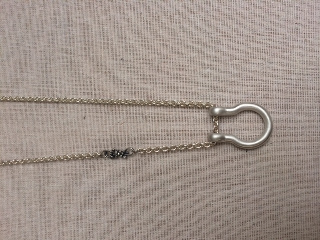 Sterling Shackle Necklace