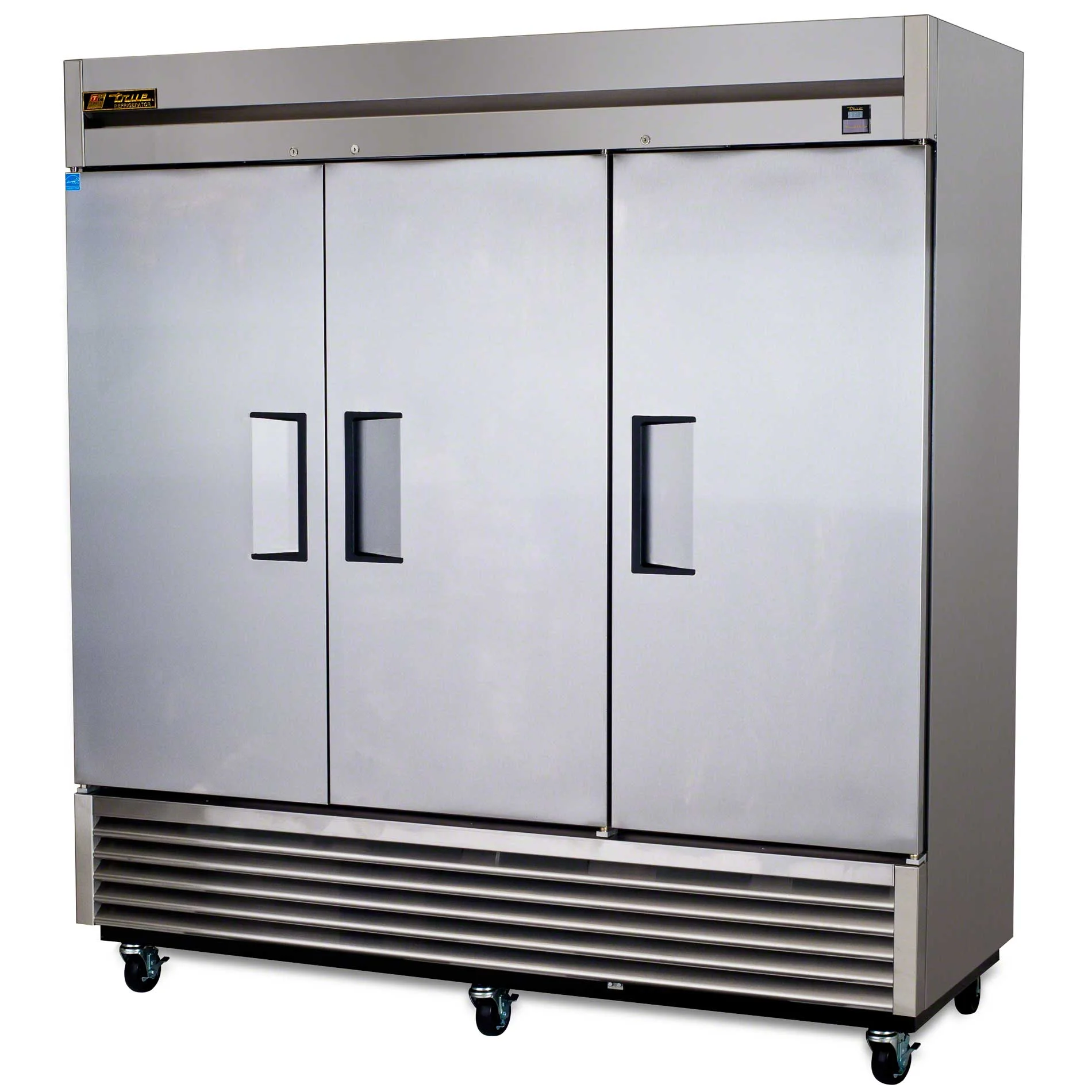 True Three Door Reach-In Freezer All Stainless Steel 78" TS-72F