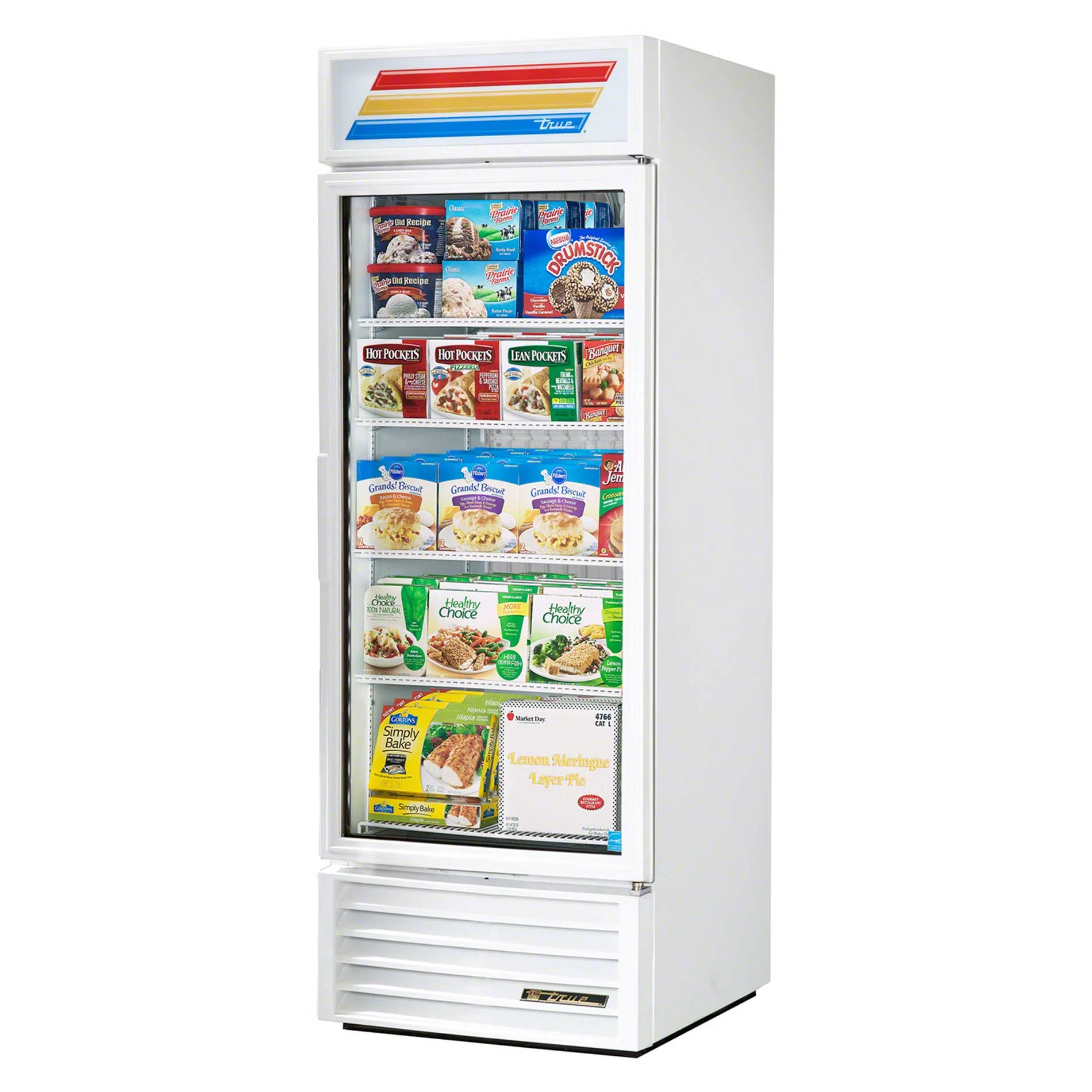 True 27" Glass Door Merchandiser Freezer GDM-23F-LD