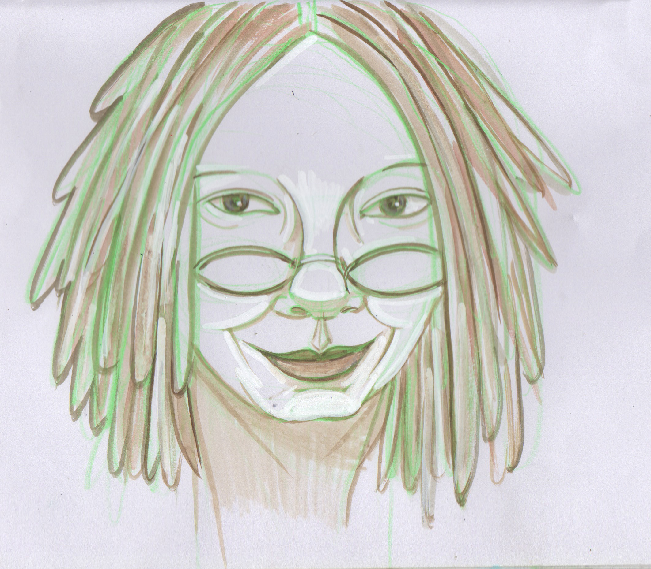 caryn elaine johnson, water-color on paper, 2015 