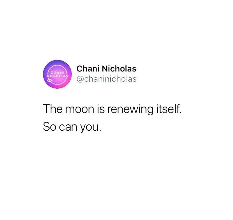 Words of wisdom from my favorite astrologer, @chaninicholas! 