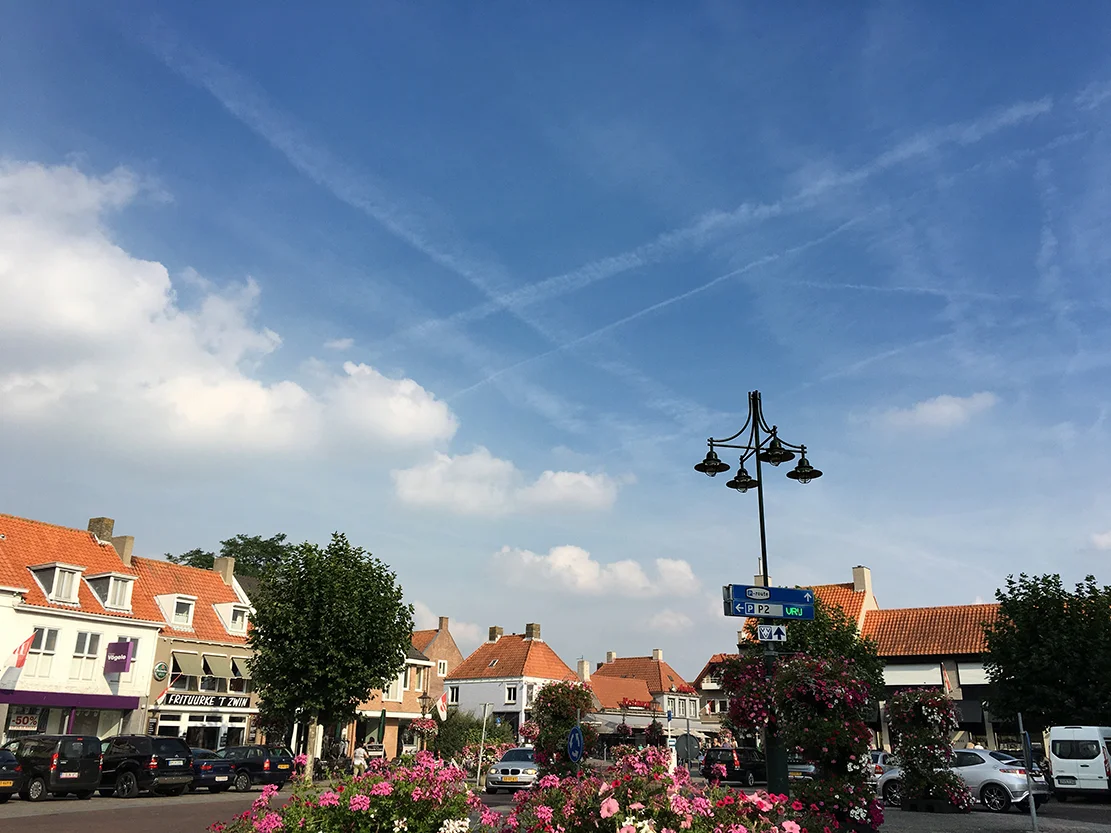 EUROPEAN UNION CHEMTRAIL GRID 9/21/2016 — Sluis, Netherlands
