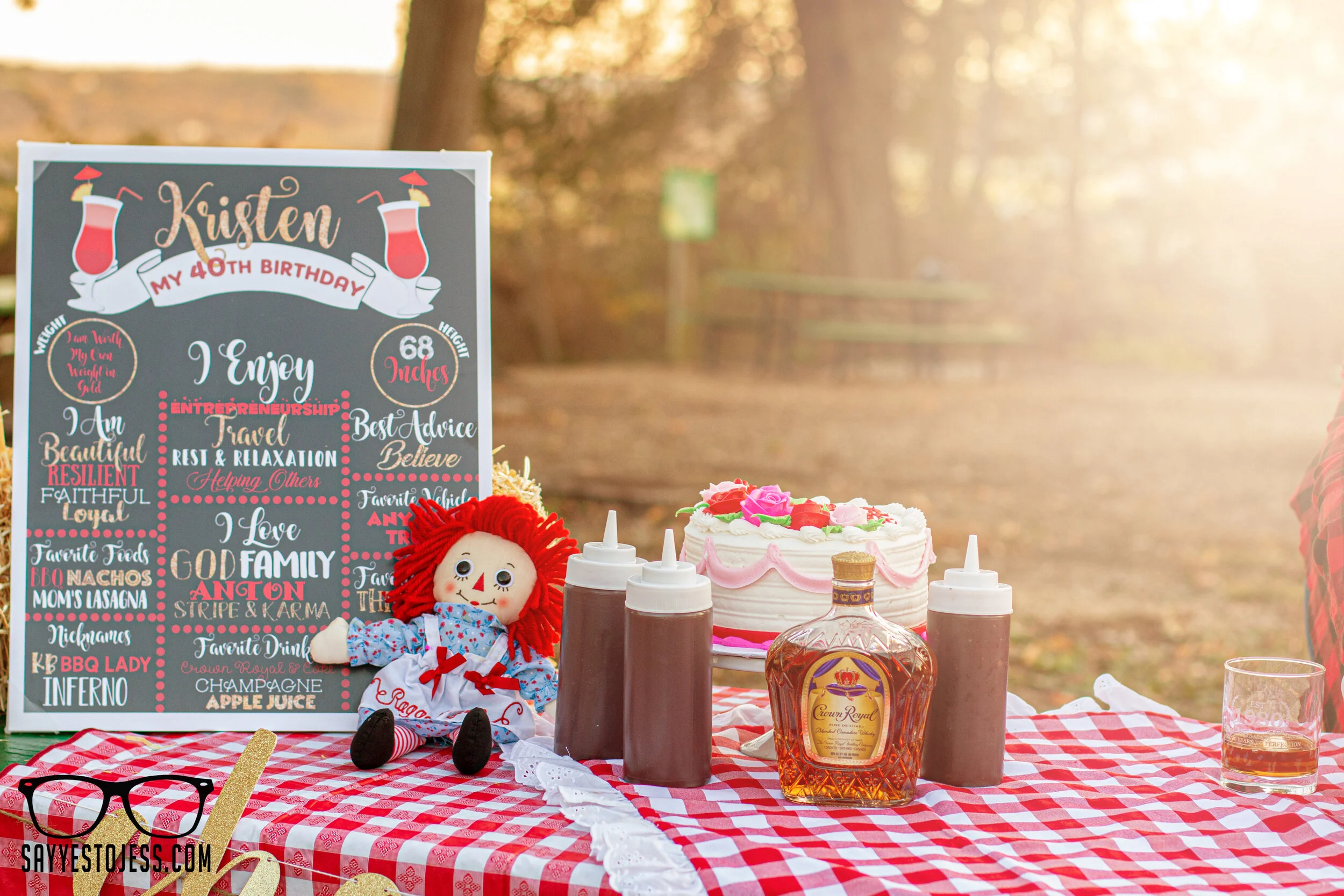 Hello 40! A Adult Birthday Cake Smash, Great BBQ and a killer sunset